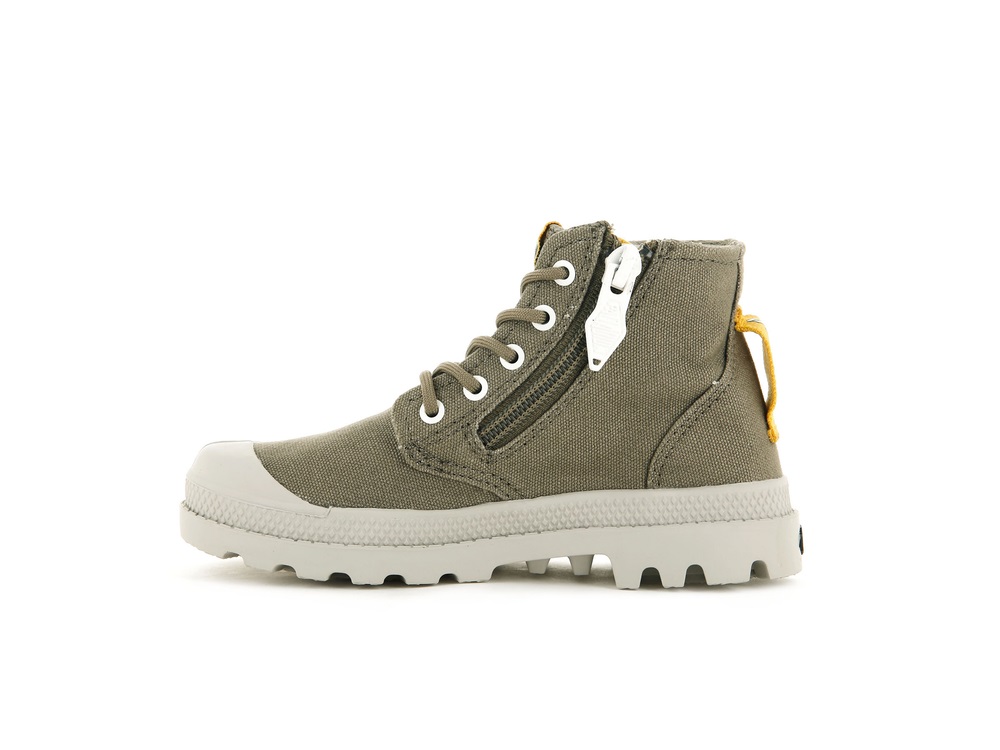 Botas Palladium PAMPA SUPPLY Niños Verde | Costa Rica-30671